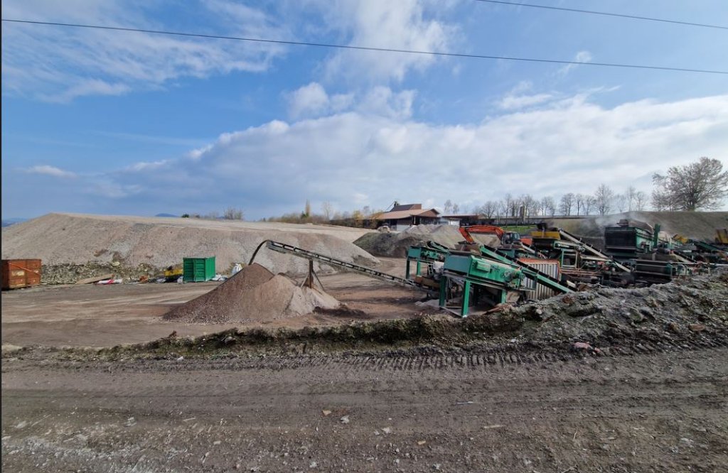 Materialverarbeitung Deponie