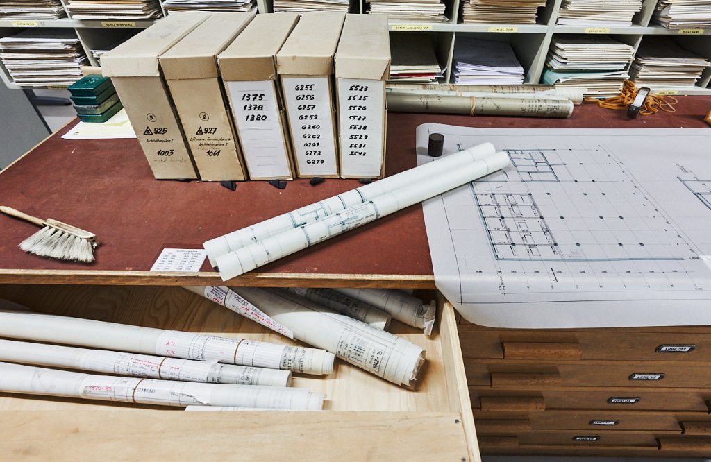 Alte Plangrundlagen aus dem Archiv