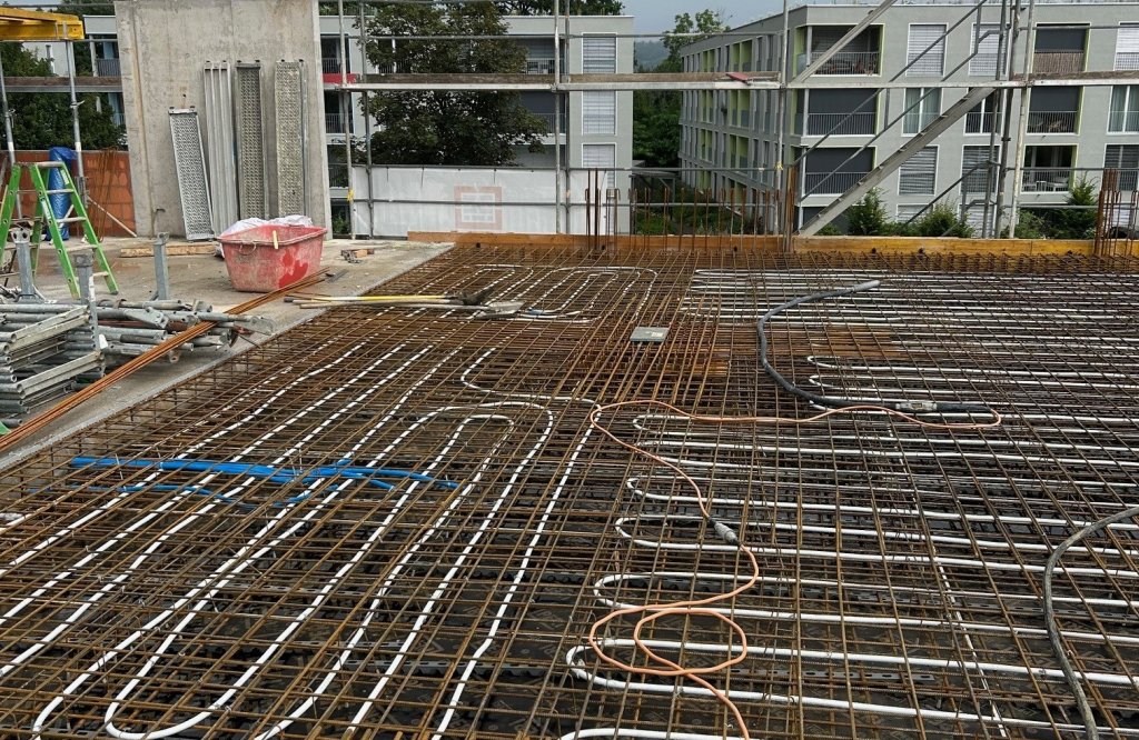 Deckenbewehrung Gewerbehaus