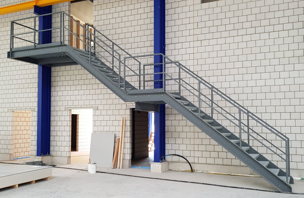 Treppenanlage im Neubau