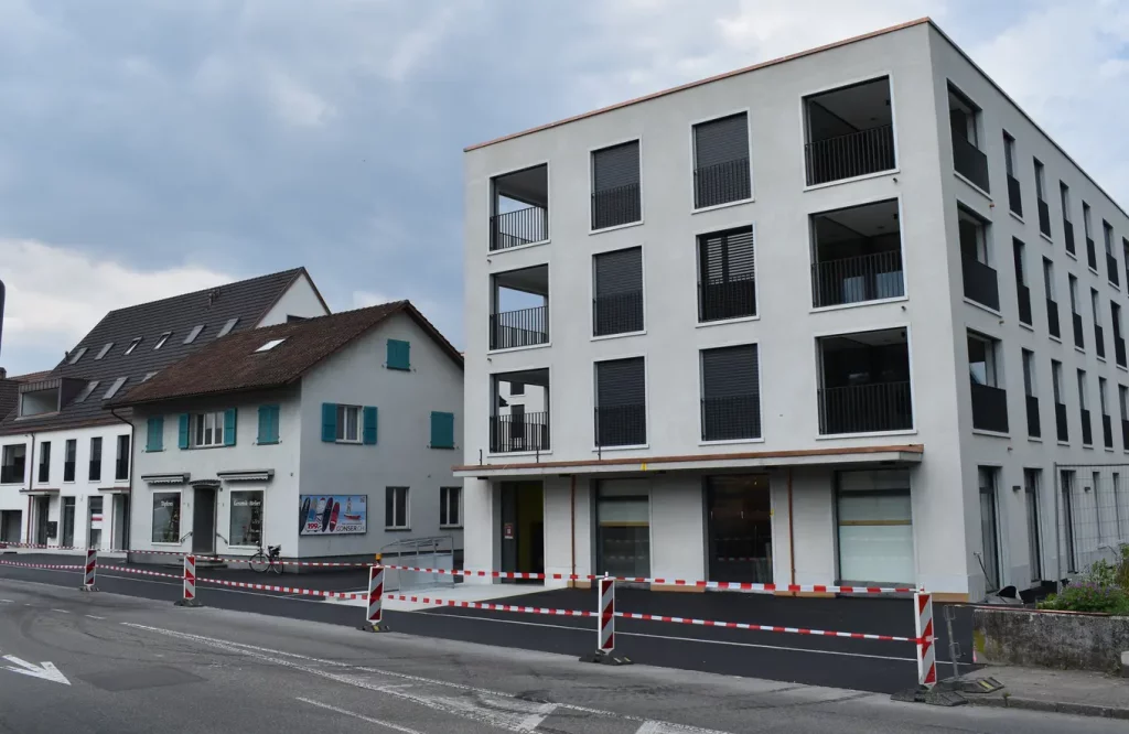 Zentrum Möhlin fast fertig. Bild - Aargauer Zeitung
